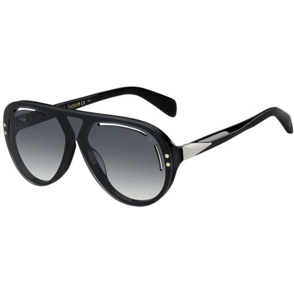 Rag and Bone Women's Sunglasses - Black Aviator Frame | RAG AND BONE RNB1041/S 0807/9O ,