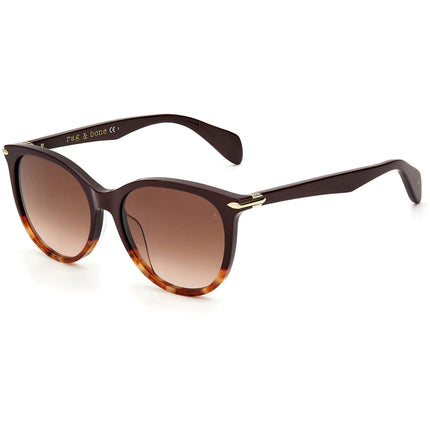 Rag and Bone Women's Sunglasses - Brown Shaded Lens | RAG AND BONE RNB1020/S 0LHF/HA ,