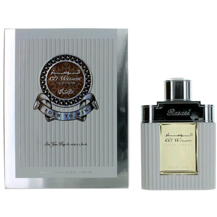 Rasasi Men's Eau De Parfum Spray - Al Wisam, 3.3 oz ,