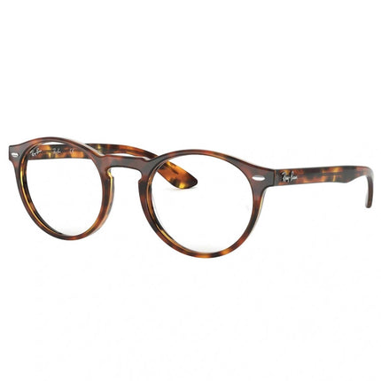 Ray-Ban Men's Eyeglasses - ? Havana Brown On Yellow Round Frame | RAY BAN 0RX5283 5675 ,