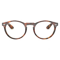 Ray-Ban Men's Eyeglasses - ? Havana Brown On Yellow Round Frame | RAY BAN 0RX5283 5675 ,