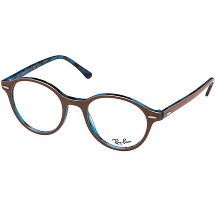 Ray Ban Men's Eyeglasses - Light Brown Full-Rim Frame | 0RX7118-5715-48-19-140 ,