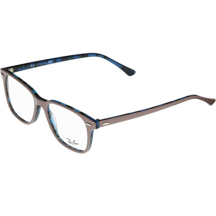 Ray Ban Men's Eyeglasses - Light Brown Square Frame, 53 mm | 0RX7119-5715-53-17-145 ,