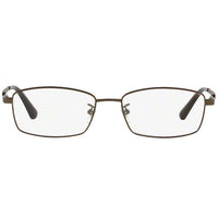 Ray-Ban Men's Eyeglasses - Matte Dark Brown Rectangular | 8745D 1020 55 ,