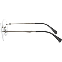Ray Ban Men's Eyeglasses - Matte Dark Gunmetal Rimless Frame | 0RX8747-1128-48-18-140 ,
