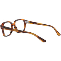 Ray Ban Men's Eyeglasses - Striped Red Havana Full-Rim Frame | 0RX5382-2144-50-18-145 ,
