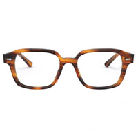 Ray-Ban Men's Eyeglasses - Striped Red Square Full-Rim Frame | RAY BAN 0RX5382 2144 ,