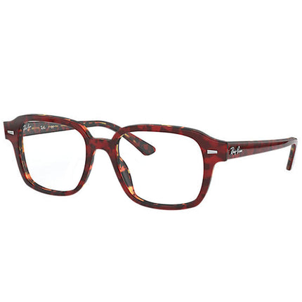Ray Ban Men's Eyeglasses - Tucson Red Havana Frame Square | 5382 5911 50 ,