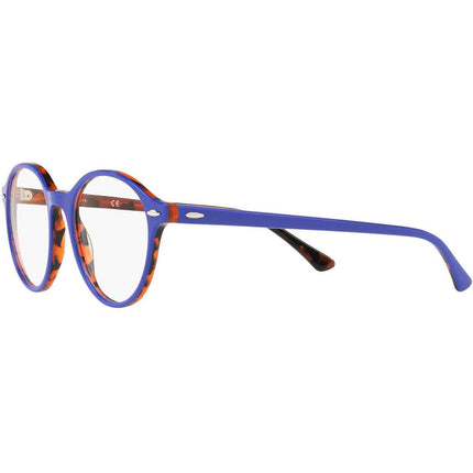 Ray Ban Men's Eyeglasses - Violet Havana Orange Round Frame | 0RX7118-5716-48-19-140 ,