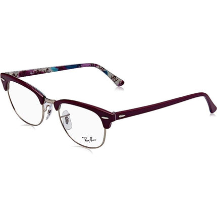 Ray-Ban Men's Eyeglasses - Violet Rectangular Full-Rim Frame | RAY BAN 0RX5154 5652 ,