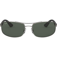Ray-Ban Men's Sunglasses - Green Lens Gunmetal Metal Frame | RAY BAN 0RB3527 029/71 ,