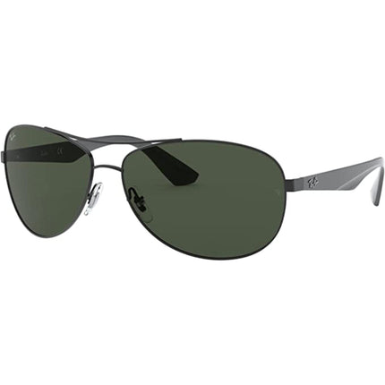 Ray-Ban Men's Sunglasses - Green Lens Matte Black Frame | RAY BAN 0RB3526 006/71 ,