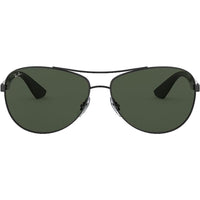 Ray-Ban Men's Sunglasses - Green Lens Matte Black Frame | RAY BAN 0RB3526 006/71 ,