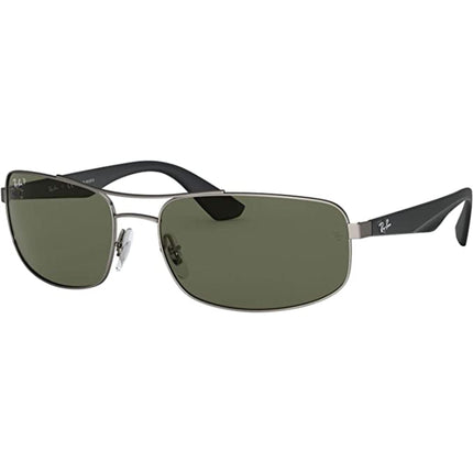 Ray-Ban Men's Sunglasses - Green Polarized Lens Metal Frame | RAY BAN 0RB3527 029/9A ,