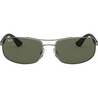 Ray-Ban Men's Sunglasses - Green Polarized Lens Metal Frame | RAY BAN 0RB3527 029/9A ,
