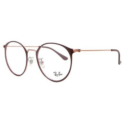 Ray Ban Unisex Eyeglasses - Bordeaux On Light Borde Frame | RAY BAN 0RX6378F 3070 ,