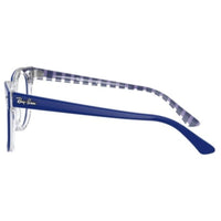 Ray Ban Unisex Eyeglasses - Full Rim Blue Plastic Square Frame | RAY BAN 0RX5377 8090 ,