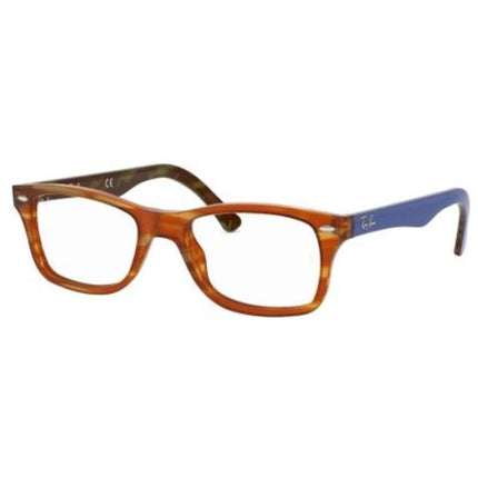 Ray Ban Unisex Eyeglasses - Light Brown Havana Plastic Frame | RAY BAN 0RX5228F 5799 ,