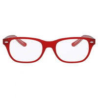 Ray-Ban Unisex Eyeglasses - Red On Transparent Rectangular Frame | 0RY1555 3852 ,