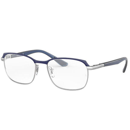 Ray Ban Unisex Eyeglasses - Silver Top Blue Frame | 6420 2978 52 ,