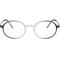 Ray Ban Unisex Eyeglasses - Transparent Black Plastic Round | RAY BAN 0RX7153 5789 ,