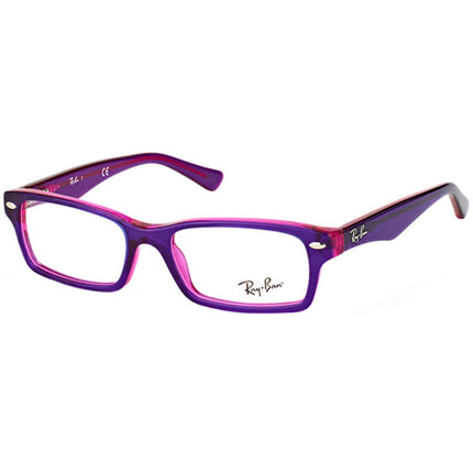 Ray Ban Unisex Eyeglasses - Violet Purple Red Plastic Frame | RAYBAN 0RX1530 3666 ,