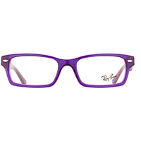 Ray Ban Unisex Eyeglasses - Violet Purple Red Plastic Frame | RAYBAN 0RX1530 3666 ,