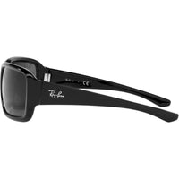Ray Ban Unisex Sunglasses - Black On Transparent Rectangular Frame | 0RJ9072S 100/71 ,