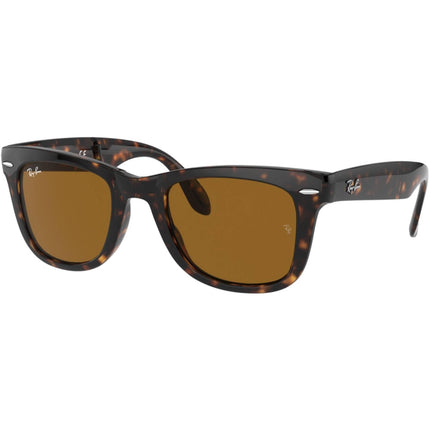 Ray Ban Unisex Sunglasses - Full Rim Tortoise Plastic Square | RAY BAN 0RB4105 710 ,