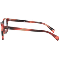 Ray Ban Women's Eyeglasses - Striped Brown Plastic Cat Eye | RAY BAN 0RX5362 8068 ,