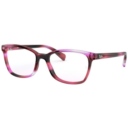 Ray Ban Women's Eyeglasses - Striped Violet Plastic Cat Eye | RAY BAN 0RX5362 8069 ,