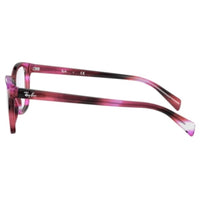 Ray Ban Women's Eyeglasses - Striped Violet Plastic Cat Eye | RAY BAN 0RX5362 8069 ,