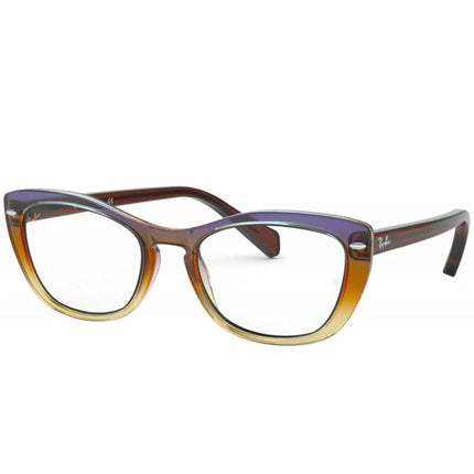 Ray Ban Women's Eyeglasses - Tri Gradient Brown Violet Frame | RAY BAN 0RX5366 5836 ,