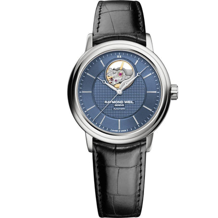 Raymond Weil Men's Automatic Watch - Maestro Blue and Silver Dial | 2827-STC-50001 ,