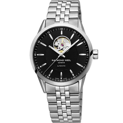 Raymond Weil Men's Bracelet Watch - Freelancer Automatic Silver Steel | 2710-ST-20021 ,