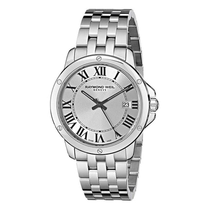Raymond Weil Men's Bracelet Watch - Tango Silver Dial Stainless Steel | 5591-ST-00659 ,