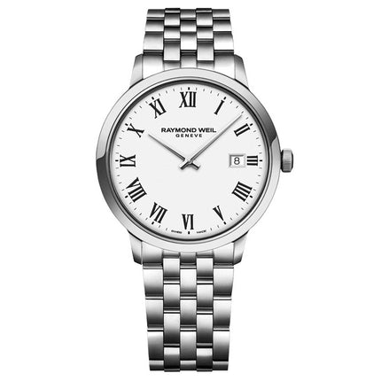 Raymond Weil Men's Quartz Watch - Toccata White Dial Silver Bracelet | 5485-ST-00300 ,