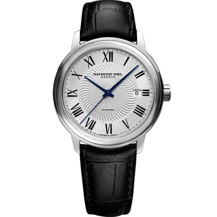 Raymond Weil Men's Strap Watch - Maestro Automatic Silver Dial | 2237-STC-00659 ,