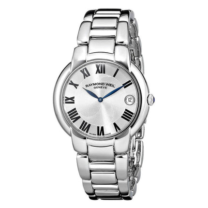 Raymond Weil Women's Bracelet Watch - Jasmine Silver Tone Dial Steel | 5235-ST-01659 ,