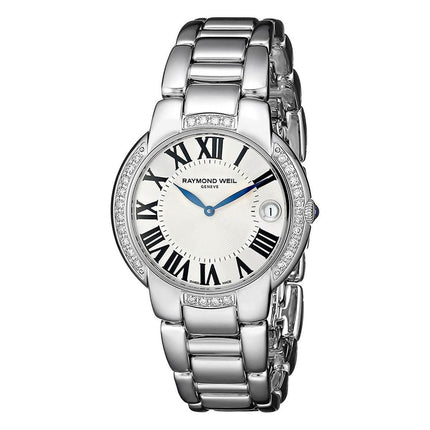 Raymond Weil Women's Diamond Watch - Jasmine Silver Dial | 5235-STS-00659 ,