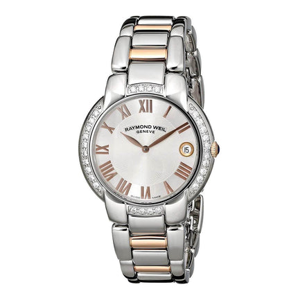 Raymond Weil Women's Diamond Watch - Jasmine Silver Tone Dial | 5235-S5S-01658 ,