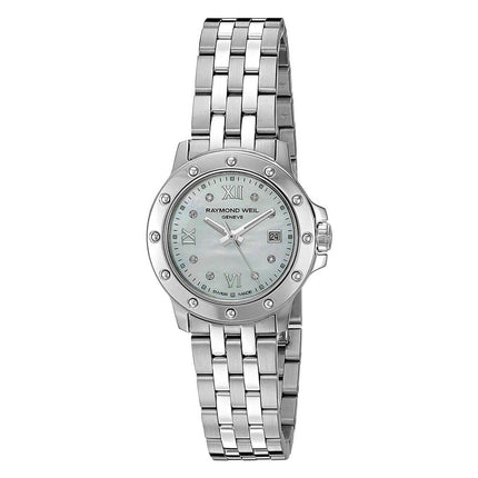 Raymond Weil Women's Diamond Watch - Tango White MOP Dial Steel | 5399-ST-00995 ,