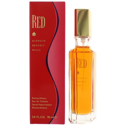 Red by Beverly Hills, 3 oz Eau De Toilette Spray for Women ,