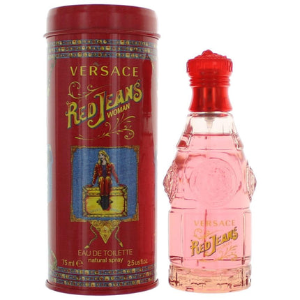 Red Jeans by Versace, 2.5 oz Eau De Toilette Spray for Women ,