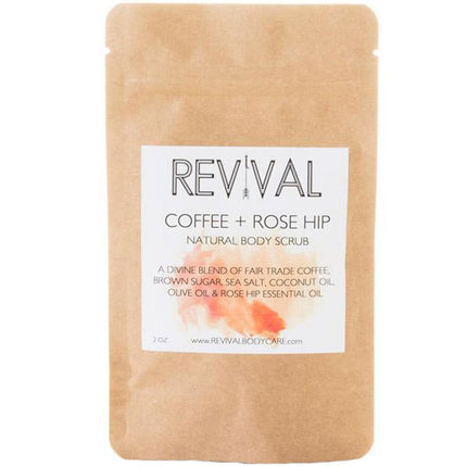 Revival Body Care Body Scrub - Natural Coffee and Rosehip | BS-COF ,
