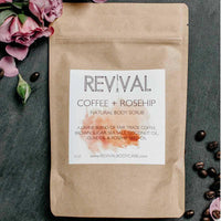 Revival Body Care Body Scrub - Natural Coffee and Rosehip | BS-COF ,