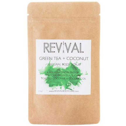 Revival Body Care Body Scrub - Natural Green Tea and Coconut | BS-GTC ,