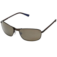 Revo Men's Sunglasses - Brown Large Rectangle Stainless Steel Frame | 1084 02 BR ,