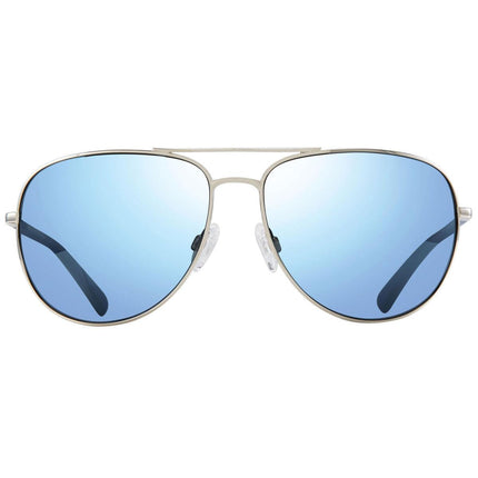 Revo Men's Sunglasses - Chrome Aviator Full Rim Stainless Steel Frame | 1083 03 BL ,