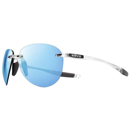 Revo Men's Sunglasses - Descend A Blue Water Lens Crystal Acetate Frame | 1169 09 BL ,